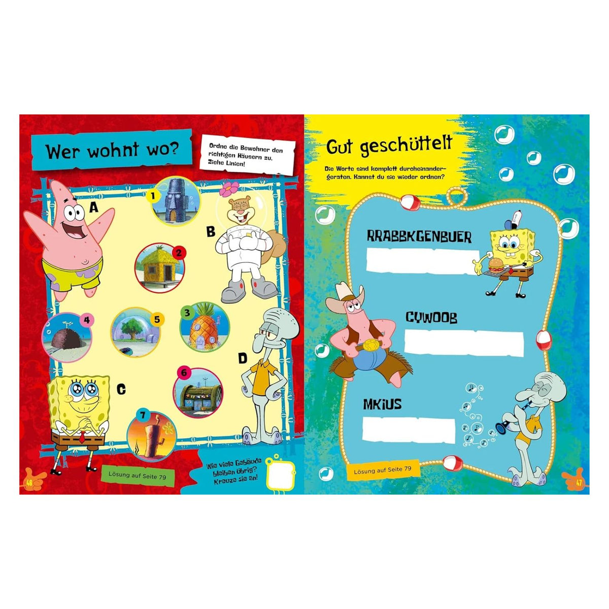 SpongeBob Super-witziges Rätselbuch